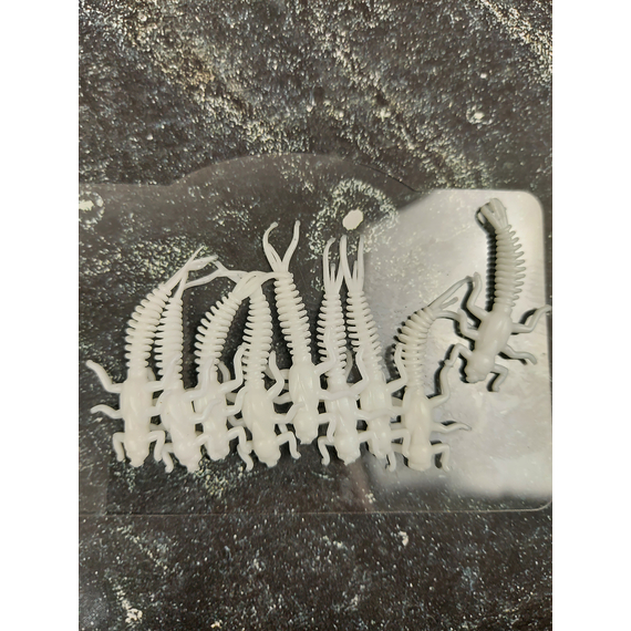 Силикон Select Chika-X 1.6" col.555 (10шт/упак), Длина силикона: 1.6" (4.06 см), Расцветка силикона: 555, фото , изображение 7