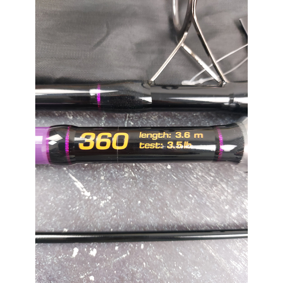Коропове вудилище Brain Apex 3.60м / 3.5 lbs (150g) / 3 секції — для середніх дистанцій (перше кільце 50мм), Модель: 3.6m 3.5lbs, фото , изображение 15