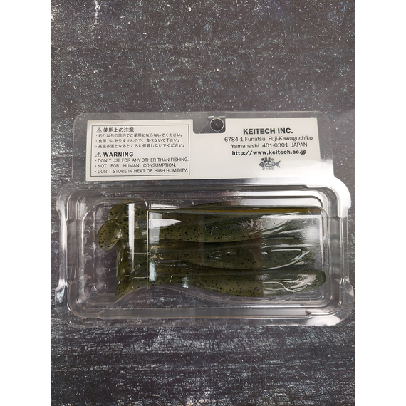 Силикон Keitech Easy Shiner 4.5" (6 шт/упак) ц:102 watermelon pp., Длина силикона: 4.5" (11.4 см), Расцветка силикона: 102 Watermelon PP., фото , изображение 6