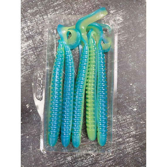 Силікон Select Freek Slim 4" col.245 (5 шт/пак), Довжина силікону: 4.0" (10.16 см), Колір силікону: 245, фото , изображение 7