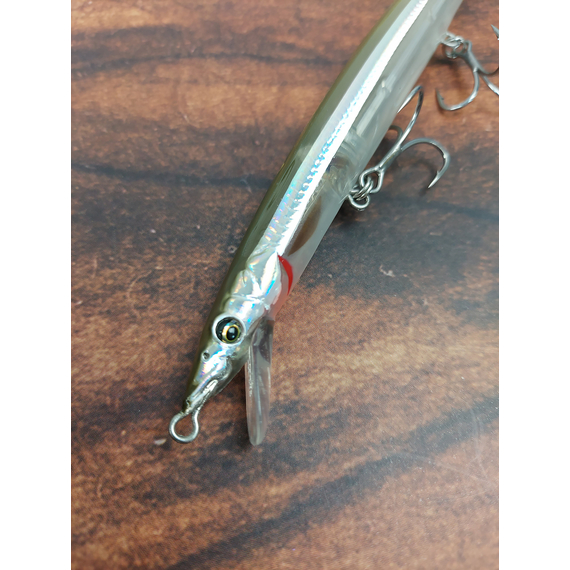 Воблер Savage Gear Sandeel Jerk Minnow SF 145mm 14.0g Sandeel, Размер/Вес: 145мм/14г, Цвет воблера: Sandeel, фото , изображение 7