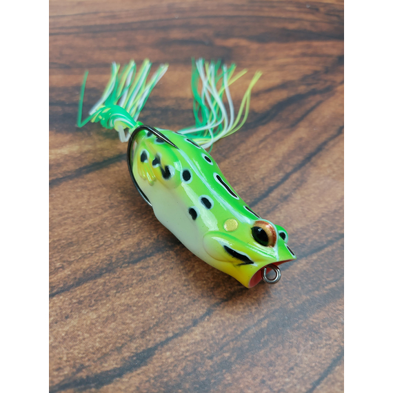 Воблер Savage Gear 3D Pop Frog 70mm 20g Green Frog, Размер/Вес: 70мм/20г, Цвет воблера: Green Frog, фото , изображение 10