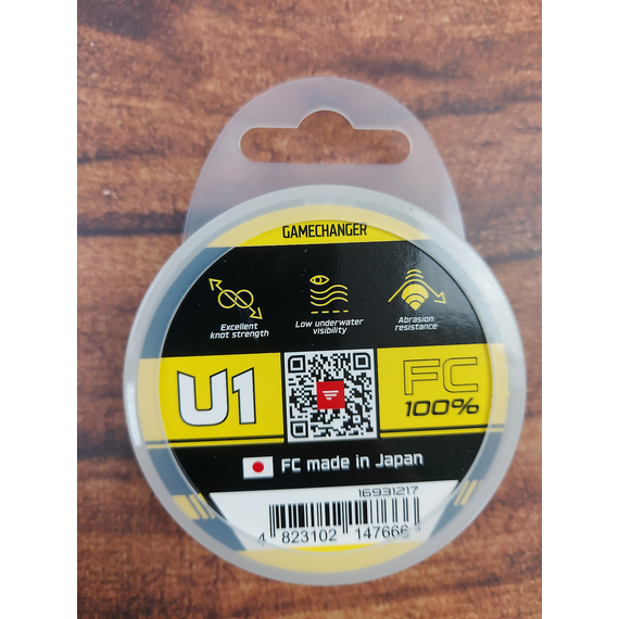 Флюорокарбон Favorite U1 FC 30m #5.0/0.37mm 20.5lb/9.31kg, Диаметр: 0.37mm, Размотка: 30m, фото , изображение 5