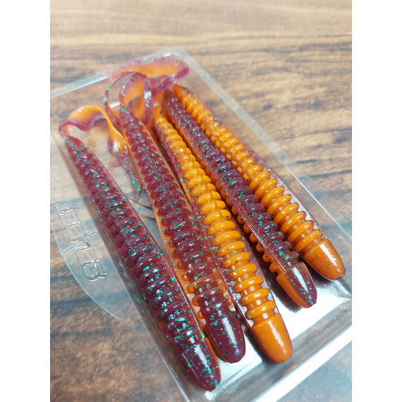 Силикон Select Freek Slim 4" col.277 (5 шт/пак), Длина силикона: 4.0" (10.16 см), Расцветка силикона: 277, фото , изображение 7