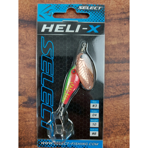 Блешня Select Heli-X №3 10.0g #04, Вага блешні: 10г, Колір блешні: 04, фото , изображение 2
