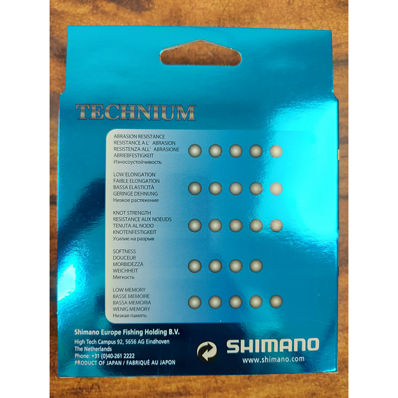 Жилка SHIMANO TECHNIUM 200m 0.255mm 6.1kg (TEC20025), Діаметр: 0.255, Розмотування: 200m, фото , изображение 5