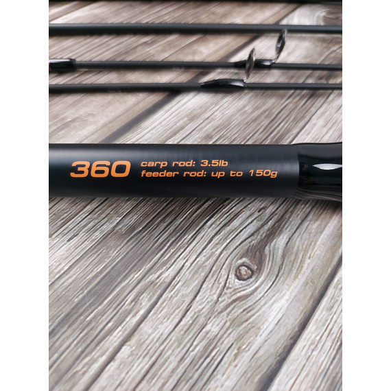 Карп-фідер Brain Apex Double 3.6m 3.5lbs/max 150g, Модель: 3.6m 150g, фото , изображение 15