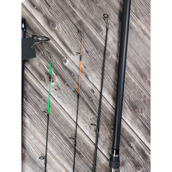 Карп-фідер Brain Apex Double 3.9m 4.0lbs/max 180g, Модель: 3.9m 180g, фото , изображение 17