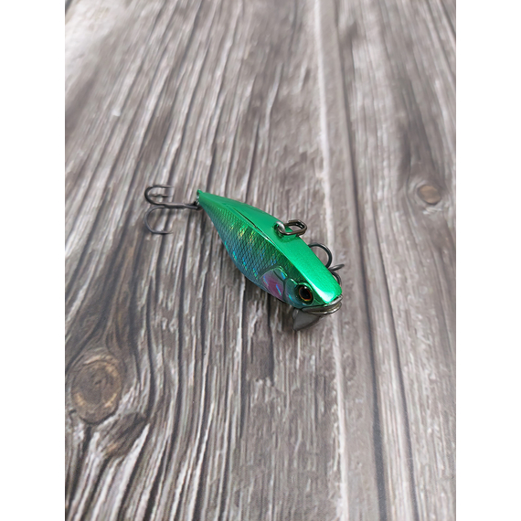 Воблер Jackall TN38 Trigon 38mm, 7.3g, Lime Luminous (раттлін), Розмір/Вага: 38мм/7.3г, Колір воблера: Lime Luminous, фото , изображение 5