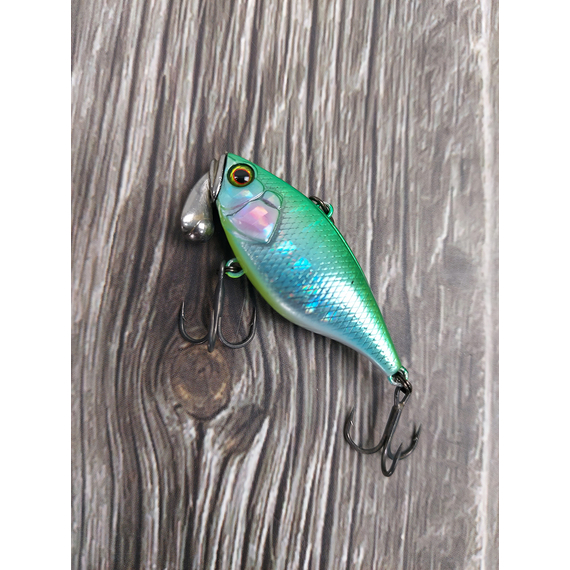 Воблер Jackall TN38 Trigon 38mm, 7.3g, Lime Luminous (раттлін), Розмір/Вага: 38мм/7.3г, Колір воблера: Lime Luminous, фото , изображение 8