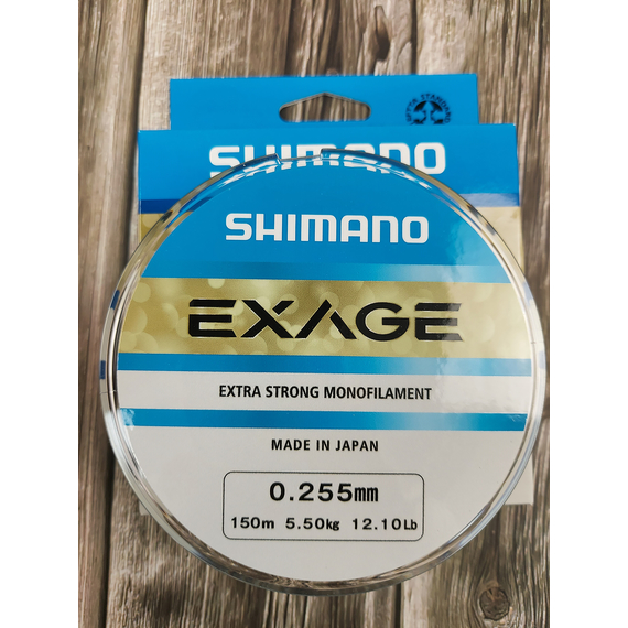 Жилка SHIMANO EXAGE 150m 0.255mm 5.5kg, Діаметр: 0.255, Розмотування: 150m, фото , изображение 5
