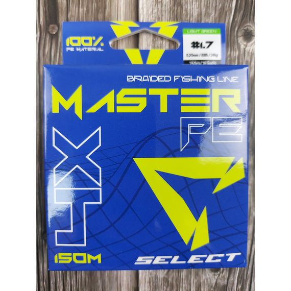 Шнур Select Master PE 150m (салат.) 0.20мм 24кг, Діаметр: 0.20mm, Розмотування: 150m, Колір: салатовый, фото , изображение 6