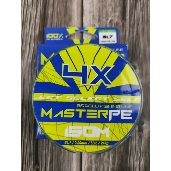 Шнур Select Master PE 150m (салат.) 0.20мм 24кг, Діаметр: 0.20mm, Розмотування: 150m, Колір: салатовый, фото , изображение 8