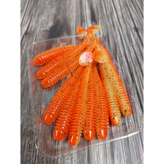 Силікон Keitech Swing Impact 2.5" (10 шт/упак), колір:pal#08 spicy mustard, Довжина силікону: 2.5" (6.3 см), Колір силікону: PAL#08 Spicy Mustad, фото , изображение 8