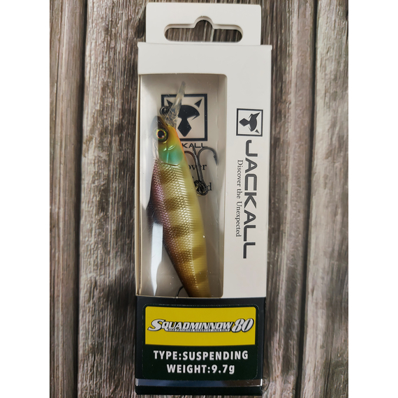 Воблер Jackall Squad Minnow 80SP 82mm 9.7g Noike Gill, Размер/Вес: 82мм/9.7г, Цвет воблера: Noike Gill, фото , изображение 2