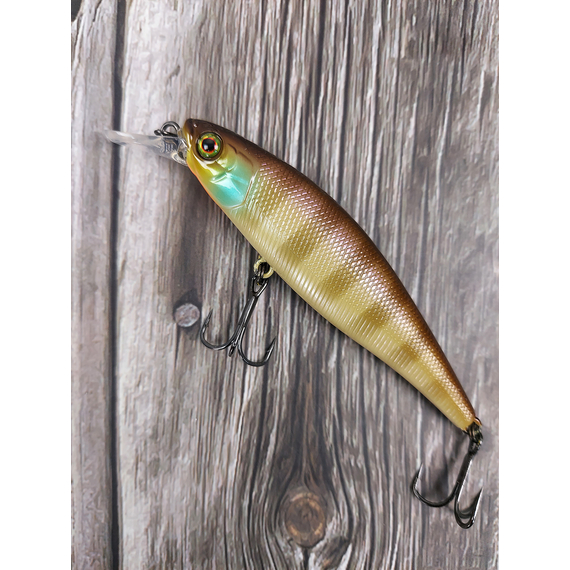 Воблер Jackall Squad Minnow 80SP 82mm 9.7g Noike Gill, Размер/Вес: 82мм/9.7г, Цвет воблера: Noike Gill, фото , изображение 4