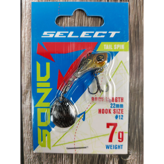 Тейл-спінер Select Sonic 7.0g #07, Вага блешні: 7г, Колір блешні: 7, фото , изображение 2