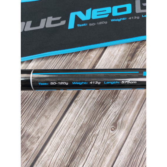 Болонське вудлище Brain Scout Neo Bolo 5800 5.75m 50-120g (телескопічне, з кільцями) + чохол та захист на кільця, Довжина: 5.75m, фото , изображение 7