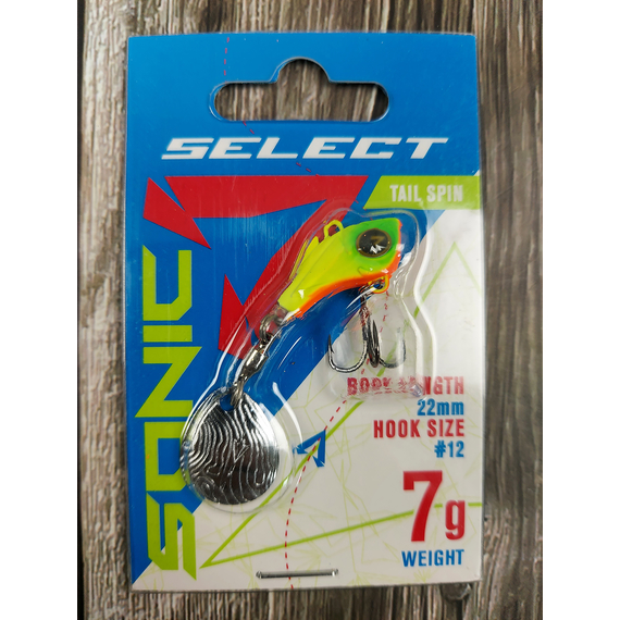 Тейл-спінер Select Sonic 7.0g #01, Вес: 7г, Цвет блесны: 1, фото , изображение 2