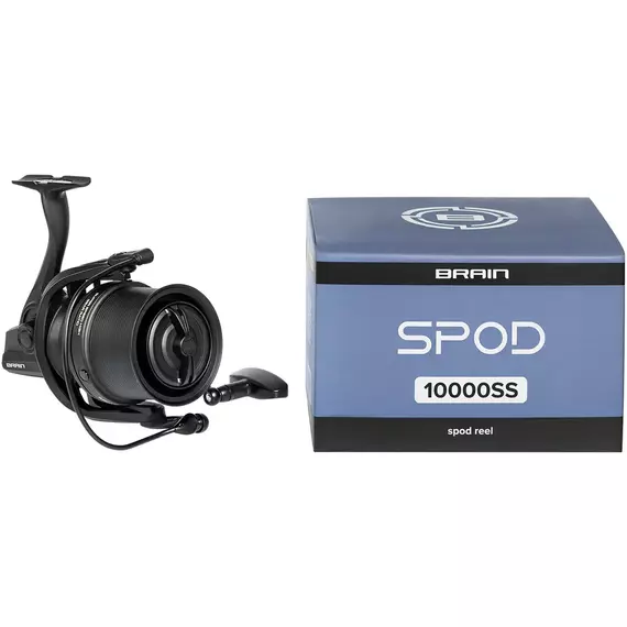 Сподова котушка Brain Spod 10000SS / 8+1 підшипник / 5.7:1 — три кліпси, укладка шнура "безкінечний гвинт", фото , изображение 6