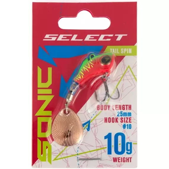 Тейл-спінер Select Sonic 10.0g #04, Вага блешні: 10г, Колір блешні: 4, фото , изображение 2