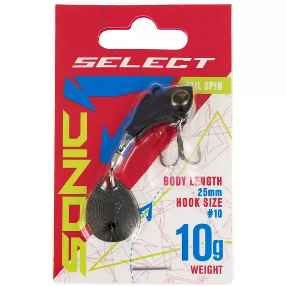 Тейл-спінер Select Sonic 10.0g #14, Вага блешні: 10г, Колір блешні: 14, фото , изображение 2
