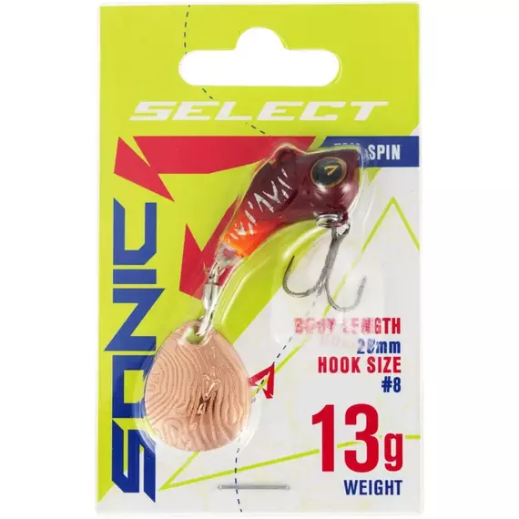 Тейл-спінер Select Sonic 13.0g #06, Вага блешні: 13г, Колір блешні: 6, фото , изображение 2