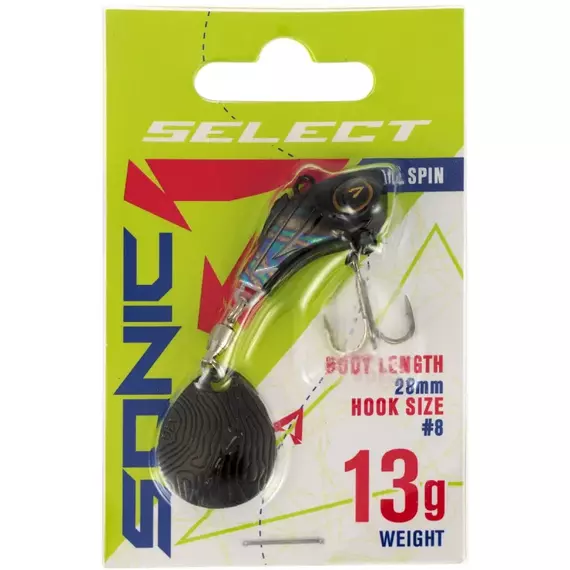 Тейл-спінер Select Sonic 13.0g #15, Вага блешні: 13г, Колір блешні: 15, фото , изображение 2