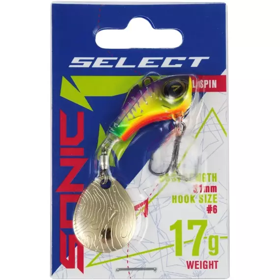 Тейл-спінер Select Sonic 17.0g #03, Вес: 17г, Цвет блесны: 3, фото , изображение 2