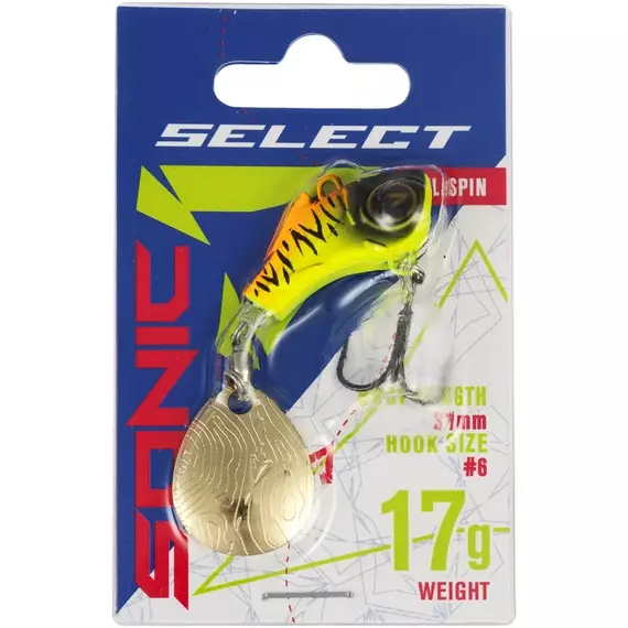 Тейл-спінер Select Sonic 17.0g #05, Вес: 17г, Цвет блесны: 5, фото , изображение 2