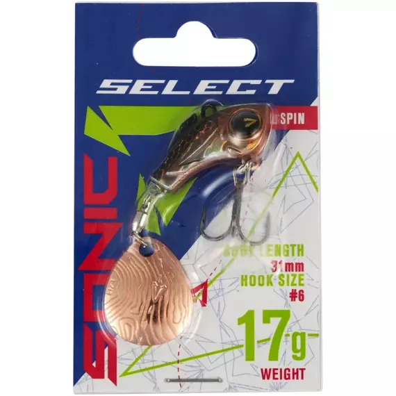 Тейл-спінер Select Sonic 17.0g #16, Вага блешні: 17г, Колір блешні: 16, фото , изображение 2