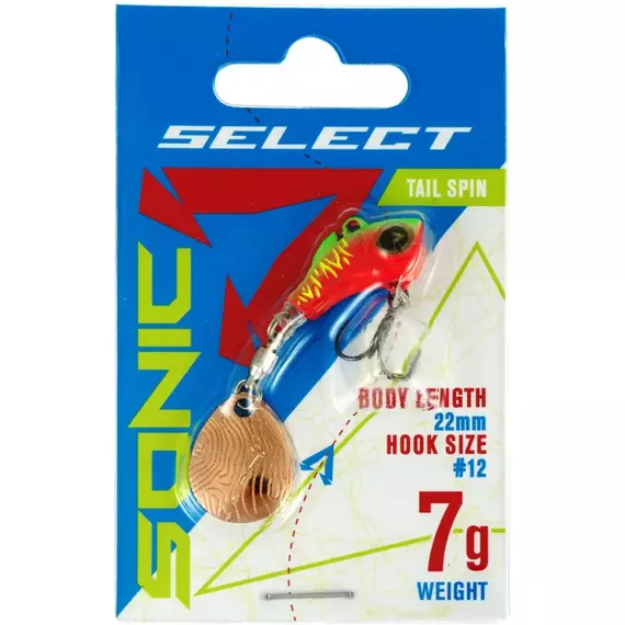 Тейл-спінер Select Sonic 7.0g #04, Вага блешні: 7г, Колір блешні: 4, фото , изображение 2