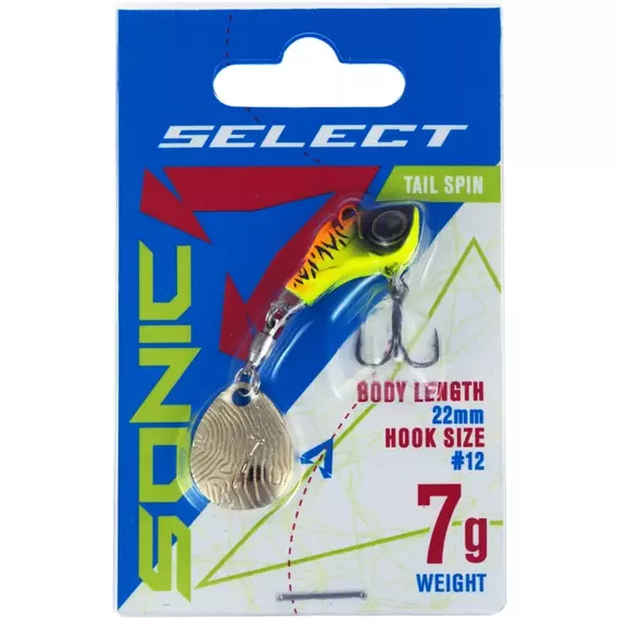 Тейл-спінер Select Sonic 7.0g #05, Вес: 7г, Цвет блесны: 5, фото , изображение 2