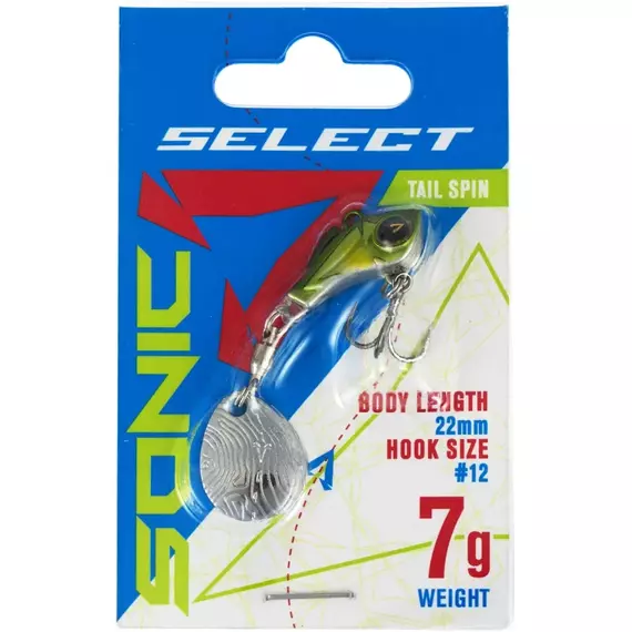 Тейл-спінер Select Sonic 7.0g #09, Вес: 7г, Цвет блесны: 9, фото , изображение 2