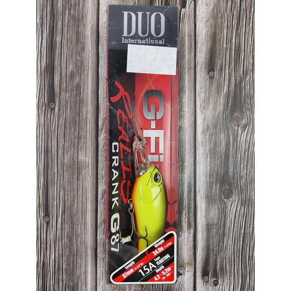 Воблер DUO Realis Crank G87 15A 87mm 34.0g ACC3007 Hazzard Chart, Размер/Вес: 87mm/34g, Цвет воблера: ACC3007 Hazzard Chart, фото , изображение 2