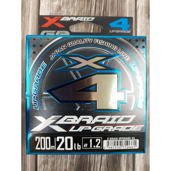 Шнур YGK X-Braid Upgrade X4 200m #1.2/0.185mm 20Lb/9.0kg, Діаметр: #1.2/0.185mm, Розмотування: 200m, фото , изображение 5