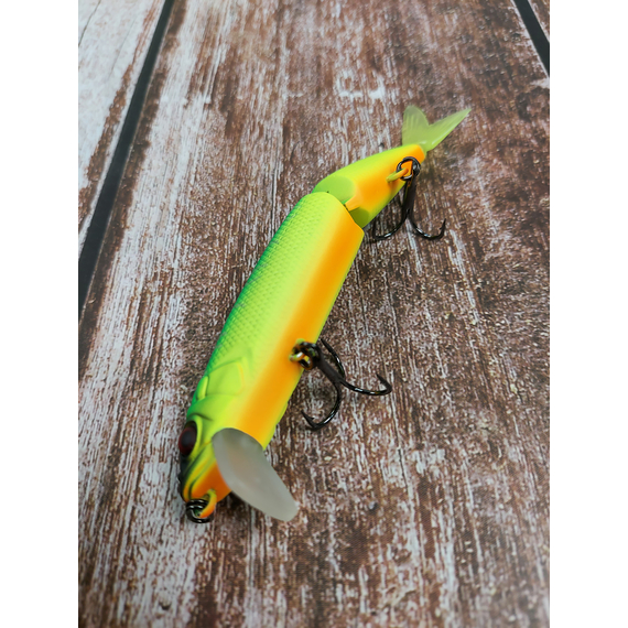 Воблер Jackall Magallon 113мм 13.7г Mat Tiger Suspending, Розмір/Вага: 113мм/13.7г, Колір воблера: Mat Tiger, фото , изображение 6