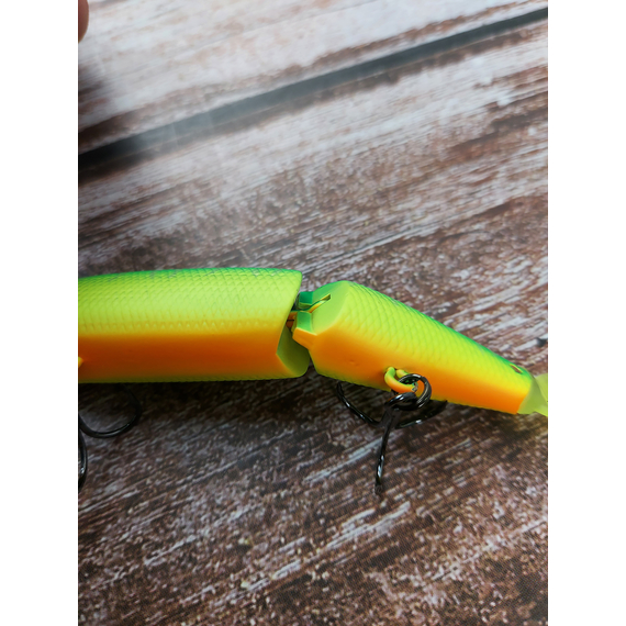 Воблер Jackall Magallon 113мм 13.7г Mat Tiger Suspending, Розмір/Вага: 113мм/13.7г, Колір воблера: Mat Tiger, фото , изображение 7