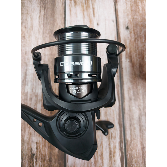 Котушка Brain Classic III Feeder 5000 / 4+1 підшипник / 4.9:1 — фідерна, металева шпуля, Размер шпули: 5000S, фото , изображение 10