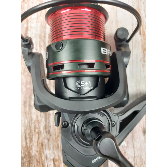 Котушка Brain Apex III Feeder 6000S / 5+1 підшипник / 4.9:1 — фідерна, металева шпуля, Розмір шпулі: 6000S, фото , изображение 13
