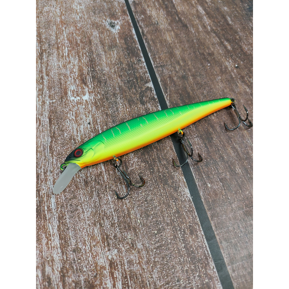 Воблер Jackall MagSquad 115SP 115mm 16.0g Mat Tiger, Размер/Вес: 115мм/16г, Цвет воблера: Mat Tiger, фото , изображение 7