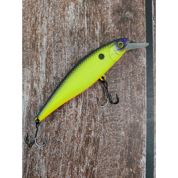 Воблер Jackall Squad Minnow 80SP 82mm 9.7g Purple Mohican, Розмір/Вага: 82мм/9.7г, Колір воблера: Purple Mohican, фото , изображение 4