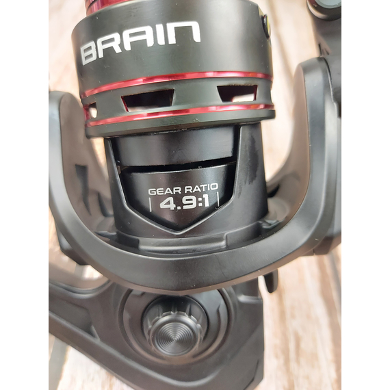Котушка Brain Apex III Feeder 4000 / 5+1 підшипник / 4.9:1 — фідерна, металева шпуля, Размер шпули: 4000S, фото , изображение 8