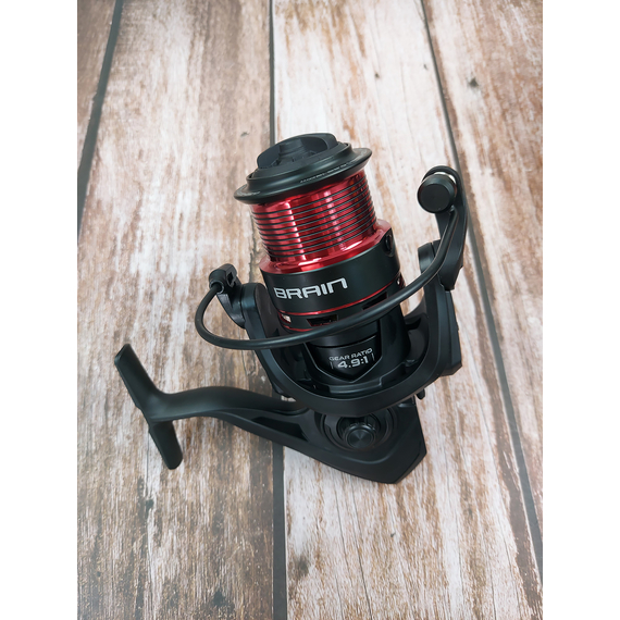 Котушка Brain Apex III Feeder 4000 / 5+1 підшипник / 4.9:1 — фідерна, металева шпуля, Размер шпули: 4000S, фото , изображение 9