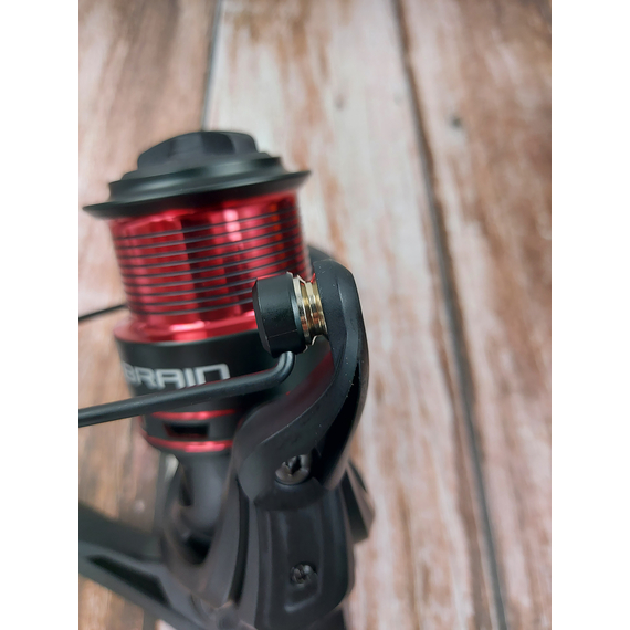 Котушка Brain Apex III Feeder 4000 / 5+1 підшипник / 4.9:1 — фідерна, металева шпуля, Размер шпули: 4000S, фото , изображение 10