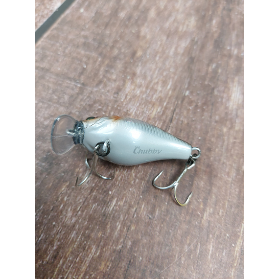 Воблер Jackall Chubby 38mm, 4гр, до 1м, HL Silver&Black, Розмір/Вага: 38мм/4г, Колір воблера: Silver&Black, фото , изображение 7