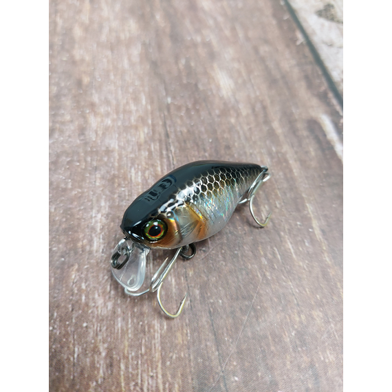 Воблер Jackall Chubby 38mm, 4гр, до 1м, HL Silver&Black, Розмір/Вага: 38мм/4г, Колір воблера: Silver&Black, фото , изображение 8