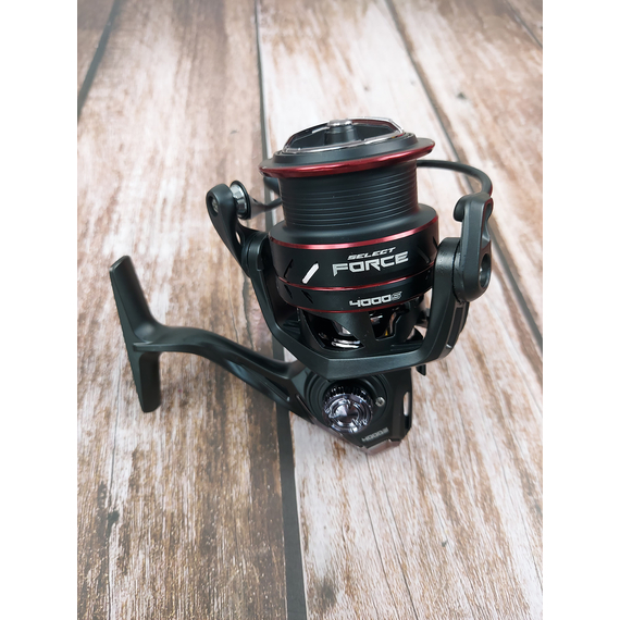 Котушка Select Force 4000S (6+1 підшипник, 4.8:1), низькопрофільна шпуля, Розмір шпулі: 4000S, фото , изображение 2