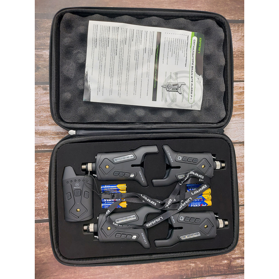 Набір сигналізаторів Brain Wireless Bite Alarm F-1 4+1, фото , изображение 6