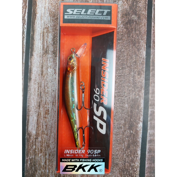 Воблер Select Insider 90SP 90mm 11.0g #24 (0.8-1.0m), Размер/Вес: 90mm/11g, Цвет воблера: col.24, фото , изображение 2